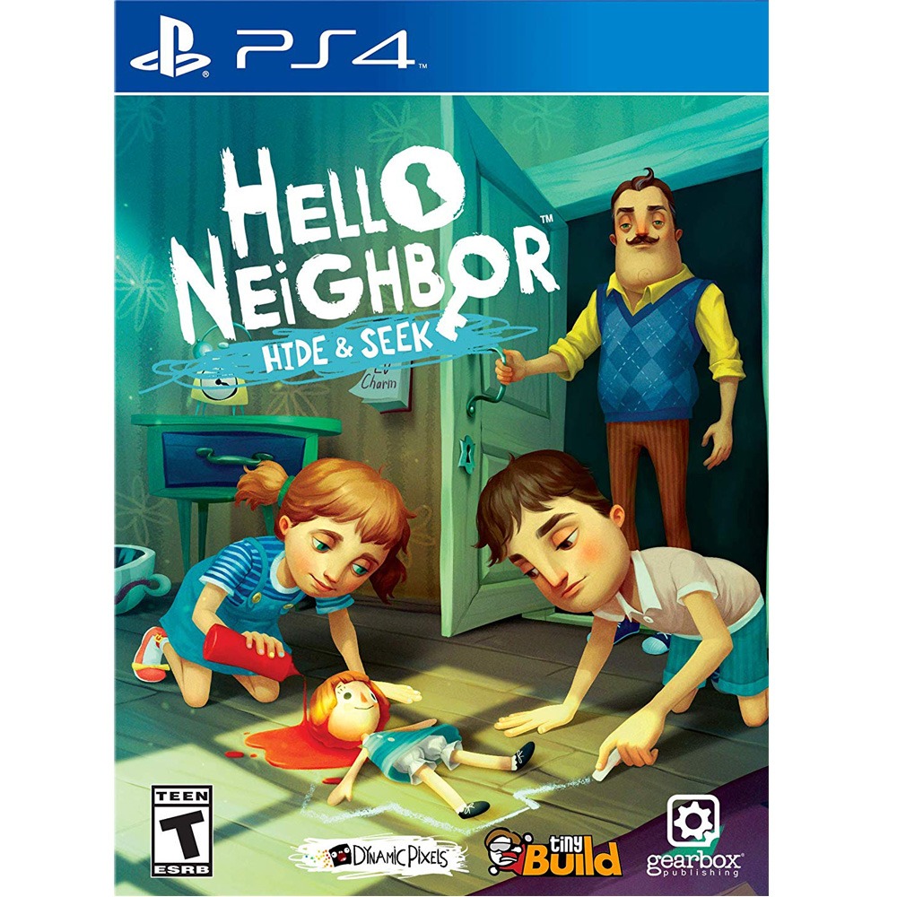 【透明外封膜破損】PS4 你好 鄰居 捉迷藏 中英日文美版 Hello Neighbor Hide and Seek-細節圖2