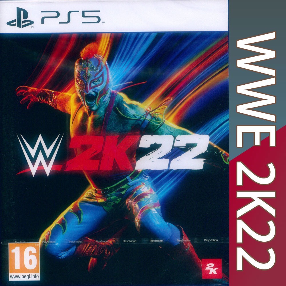 【新品瑕疵-透明封膜破損】PS5 WWE 2K22 美國勁爆職業摔角 2022 英文歐版 WWE 2K22-細節圖2