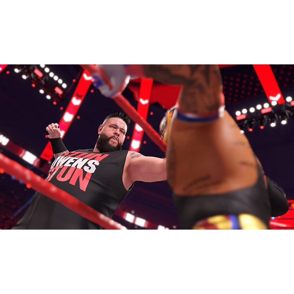 【新品瑕疵-透明封膜破損】PS5 WWE 2K22 美國勁爆職業摔角 2022 英文歐版 WWE 2K22-細節圖5