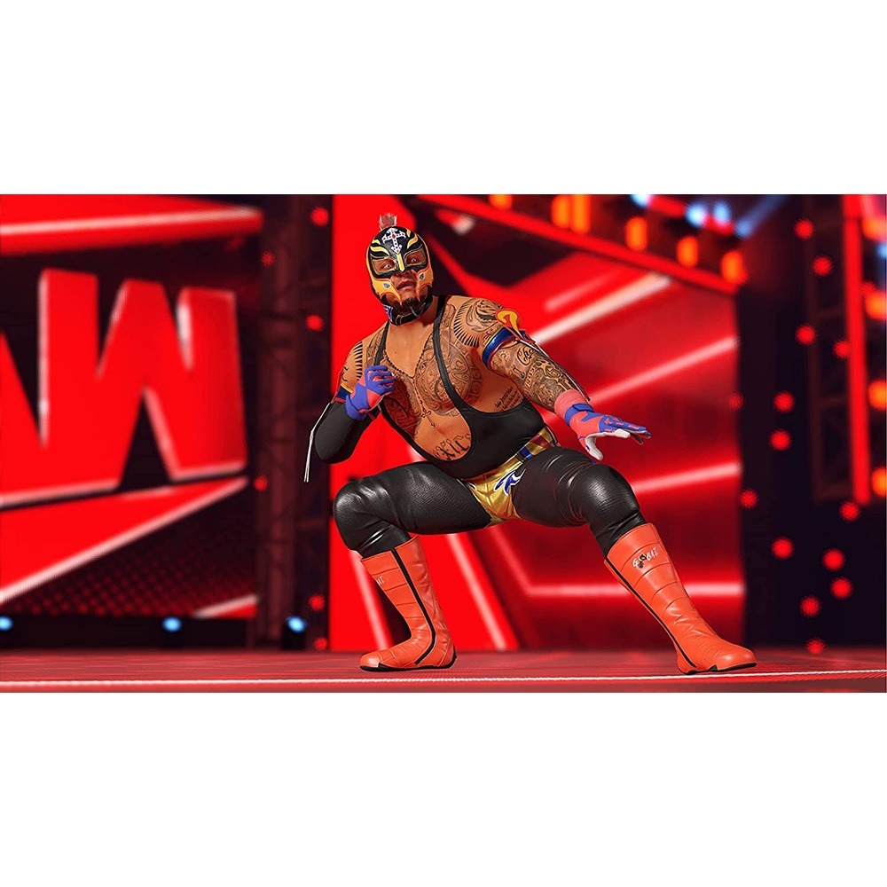 【新品瑕疵-透明封膜破損】PS5 WWE 2K22 美國勁爆職業摔角 2022 英文歐版 WWE 2K22-細節圖6