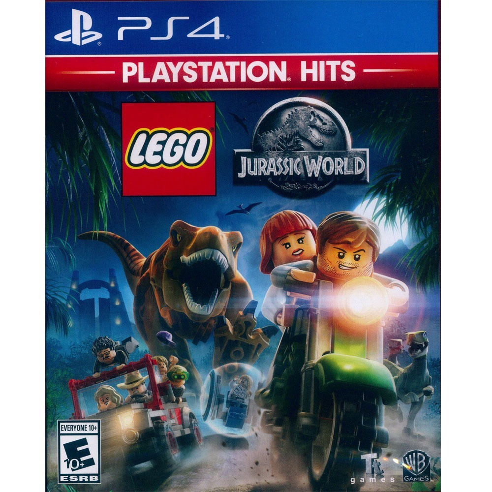 【外盒盒損 塑膠膜有瑕疵】PS4 樂高：侏儸紀世界 英文版 (附贈道具密碼表) LEGO JURASSIC WORLD-細節圖2