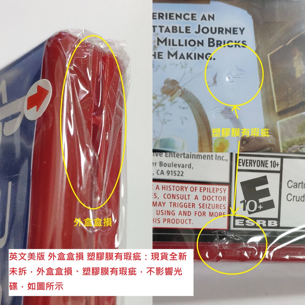 【外盒盒損 塑膠膜有瑕疵】PS4 樂高：侏儸紀世界 英文版 (附贈道具密碼表) LEGO JURASSIC WORLD-規格圖5