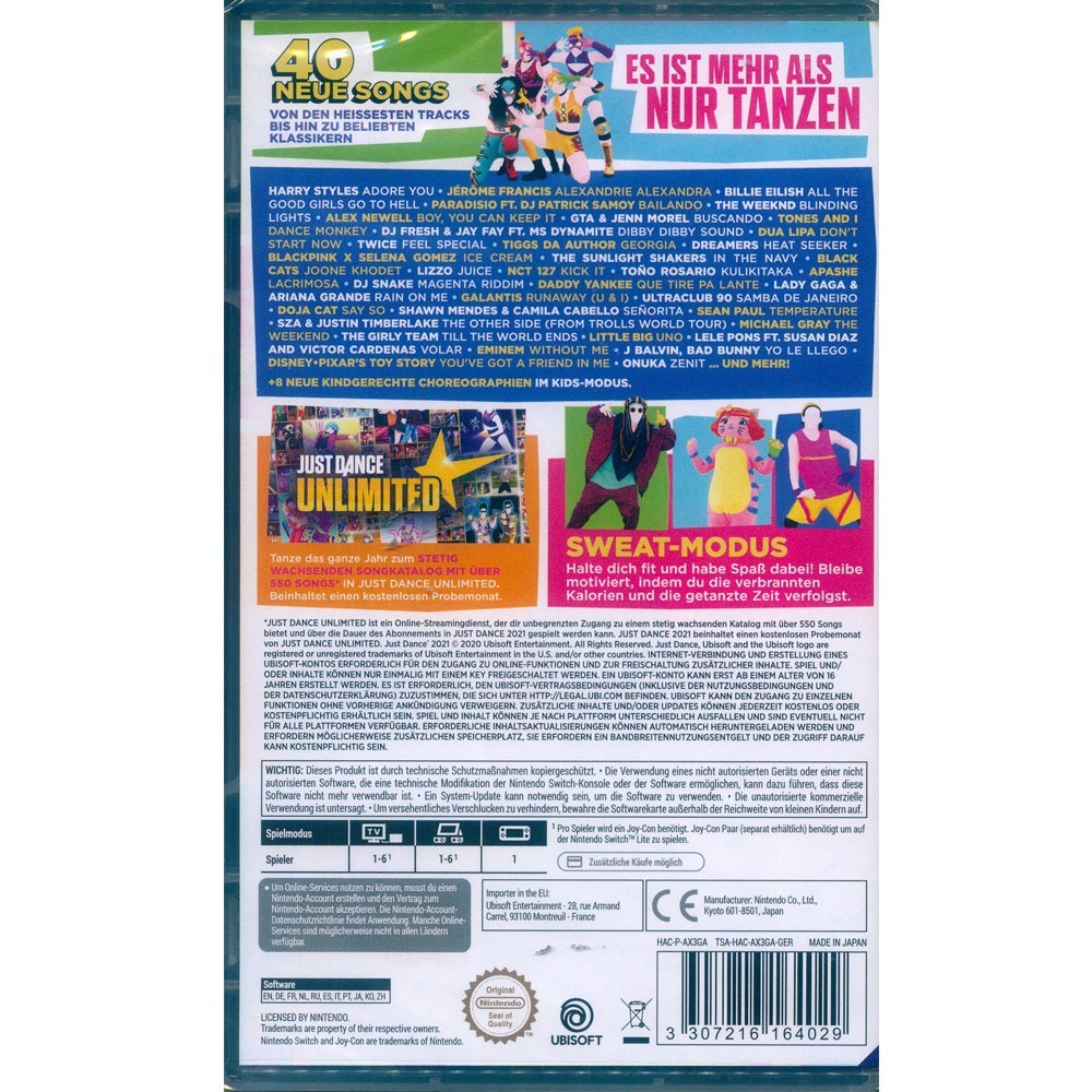 【新品瑕疵(請詳看內文)】NS SWITCH 舞力全開 2021 中文歐版 Just Dance 2021-細節圖4