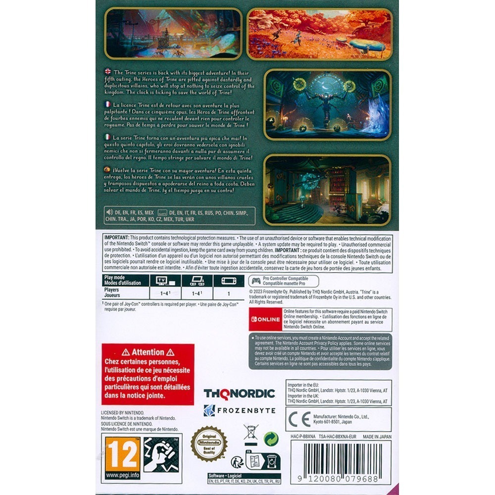 【一起玩】NS SWITCH 狩魔師5：發條陰謀 中文版 Trine 5: A Clockwork-細節圖3