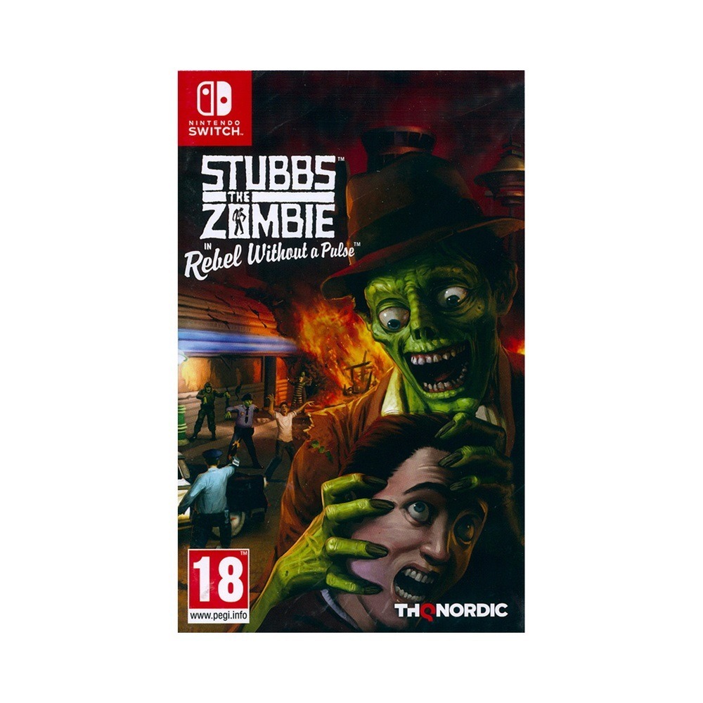 【外盒封膜不完美】NS SWITCH 殭屍斯塔布斯 中英文歐版 STUBBS THE ZOMBIE IN REBEL-細節圖2