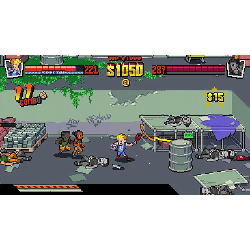 【外盒側面一道割痕】NS SWITCH 雙截龍外傳：龍之崛起 中英日文版Double Dragon 雙龍出海 群龍崛起-細節圖3