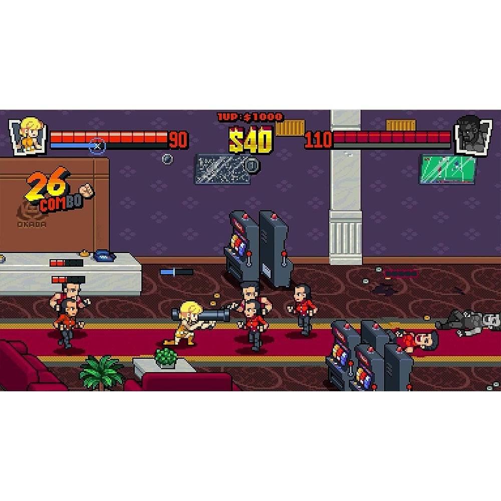 【外盒側面一道割痕】NS SWITCH 雙截龍外傳：龍之崛起 中英日文版Double Dragon 雙龍出海 群龍崛起-細節圖4