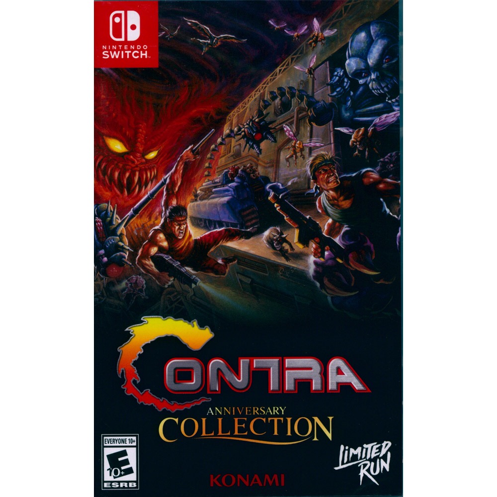 【外盒有黑點】NS SWITCH 魂斗羅 週年慶合輯 英日文美版 Contra Anniversary Collect-細節圖2