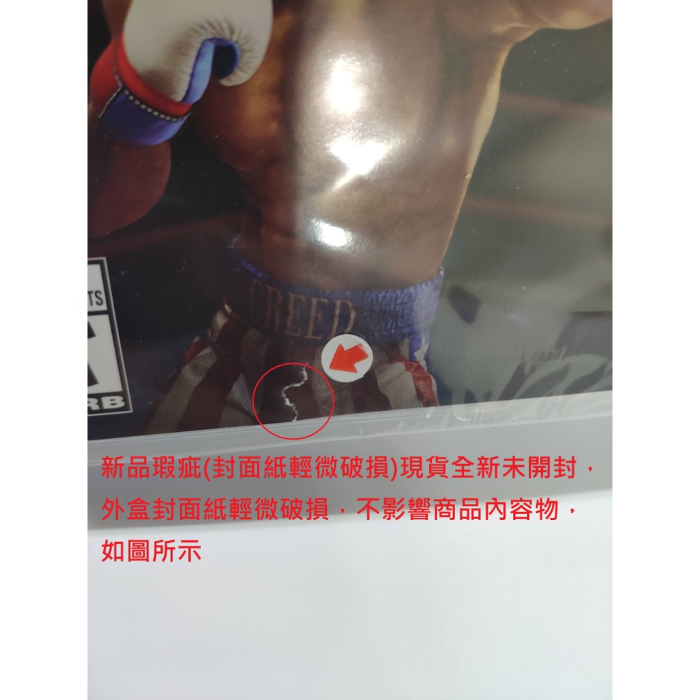 【封面紙輕微破損】NS SWITCH 拳擊大亂鬥 金牌拳手 英文美版 Big Rumble Boxing: Creed-規格圖6