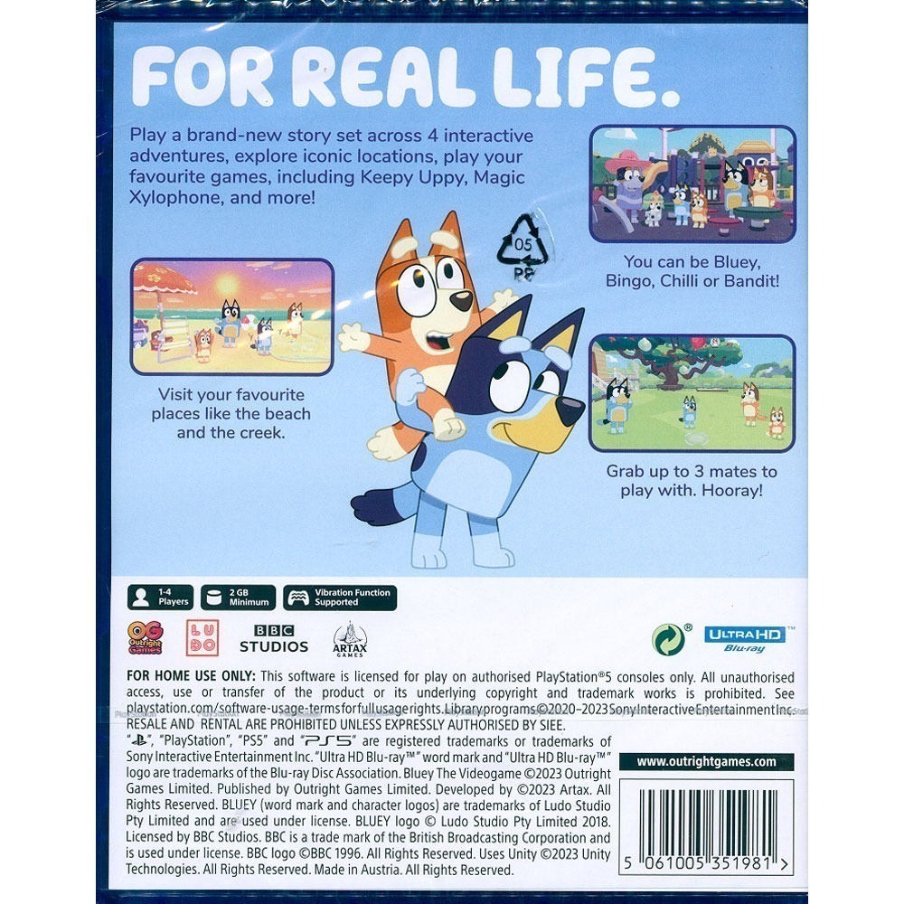 【一起玩】PS5 妙妙犬布麗：電玩版 中文版 Bluey: The Videogame-細節圖3