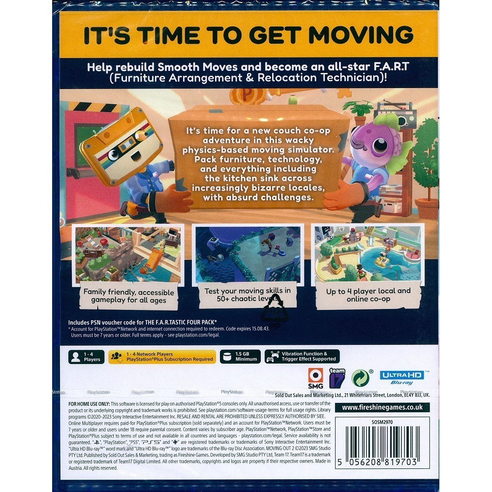 【一起玩】PS5 胡鬧搬家 2 中文版 Moving Out 2 友情破壞 分手遊戲 派對遊戲 全家同樂-細節圖3