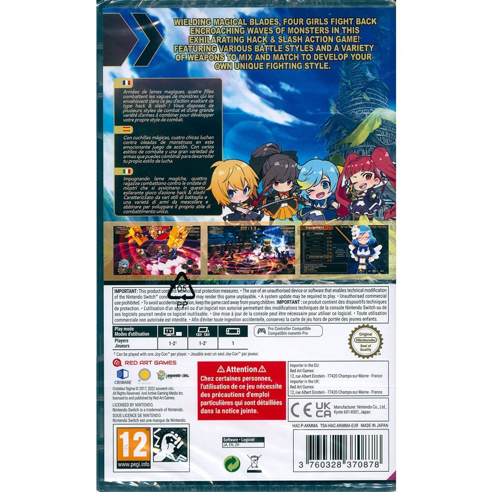 【一起玩】 NS SWITCH 黑色規則：西格瑪 中英日文歐版 Croixleur Sigma-細節圖3