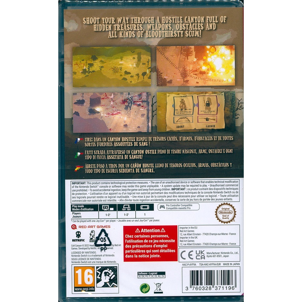 【一起玩】 NS SWITCH 柯特峽谷 中英日文歐版 Colt Canyon-細節圖3