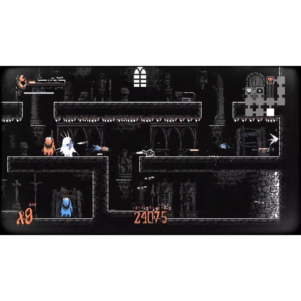 【一起玩】 NS SWITCH 黑白墓地：重制版 中英日文歐版 Nongunz: Doppelganger Editio-細節圖4