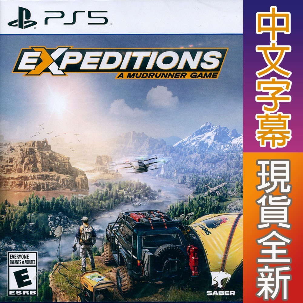 【全新已拆盒損】PS5 遠征：泥濘奔馳 中英日文美版 Expeditions: A MudRunner Game-細節圖3