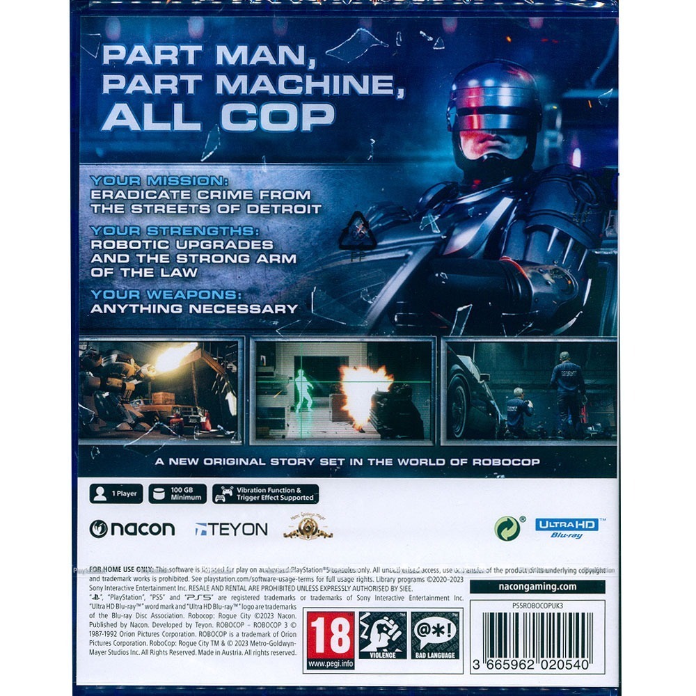 【一起玩】PS5 機器戰警：惡棍城市 中英日文歐版 RoboCop: Rogue City-細節圖2