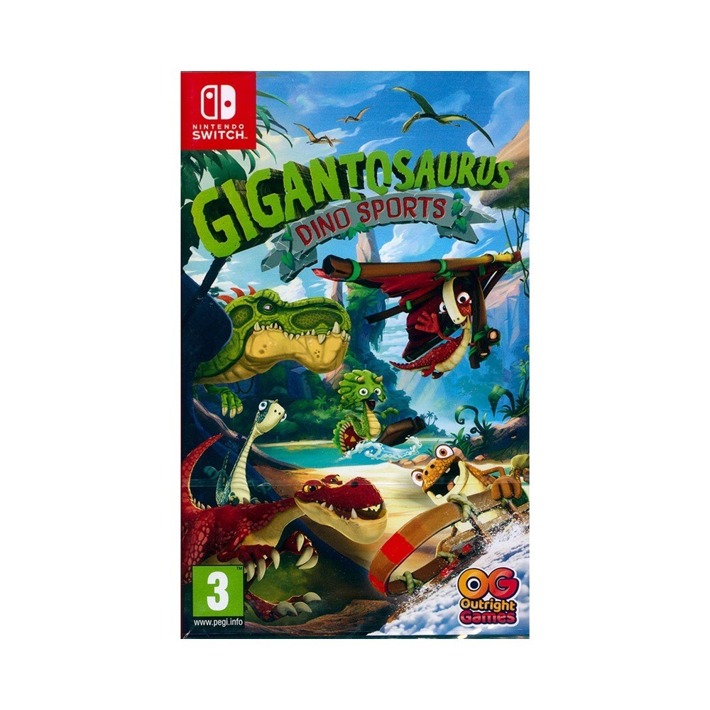 【一起玩】NS SWITCH 小恐龍大冒險：恐龍運動會 中英日文歐版 GIGANTOSAURUS:DINO SPORT-細節圖2