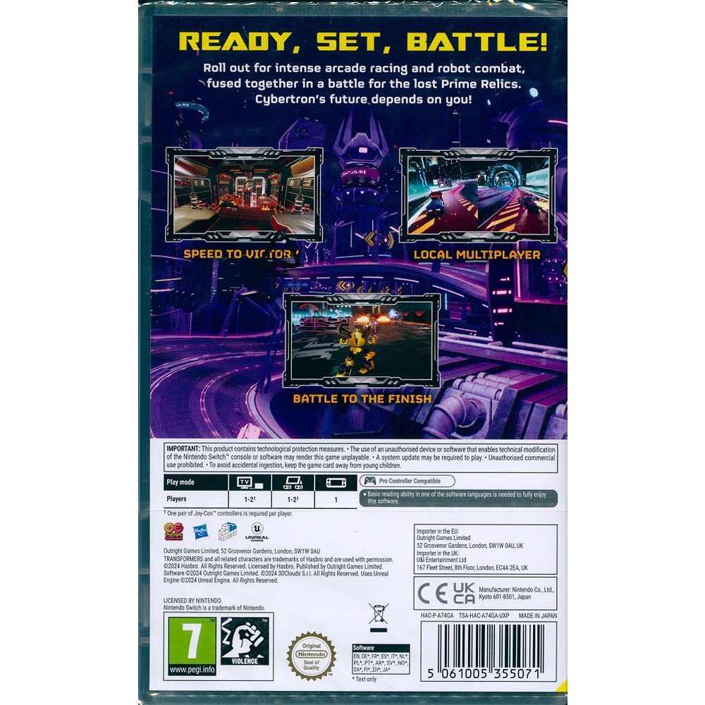 【一起玩】NS Switch 變形金剛:銀河試煉 中文版 TRANSFORMERS:Galactic Trials-細節圖5