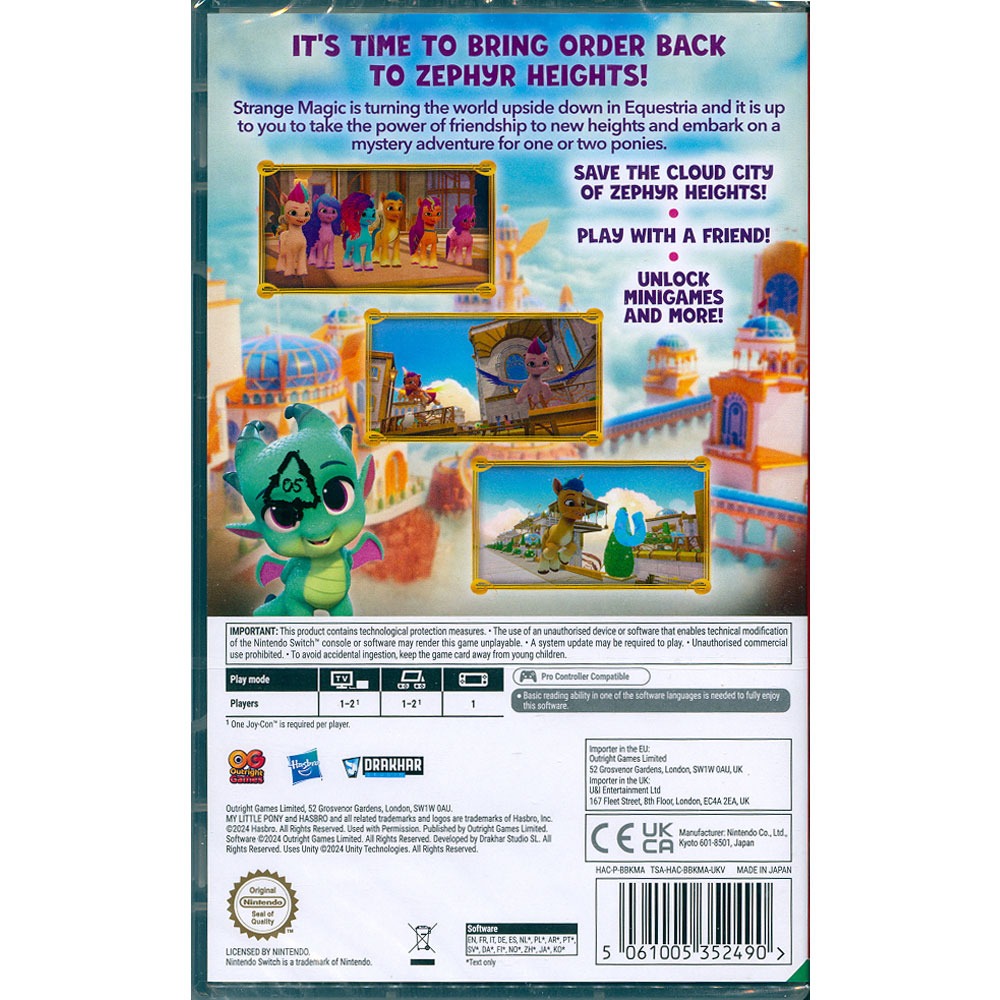 【一起玩】 NS SWITCH 彩虹小馬：微風高地之謎 中英日文歐版 My Little Pony A Zephyr-細節圖2