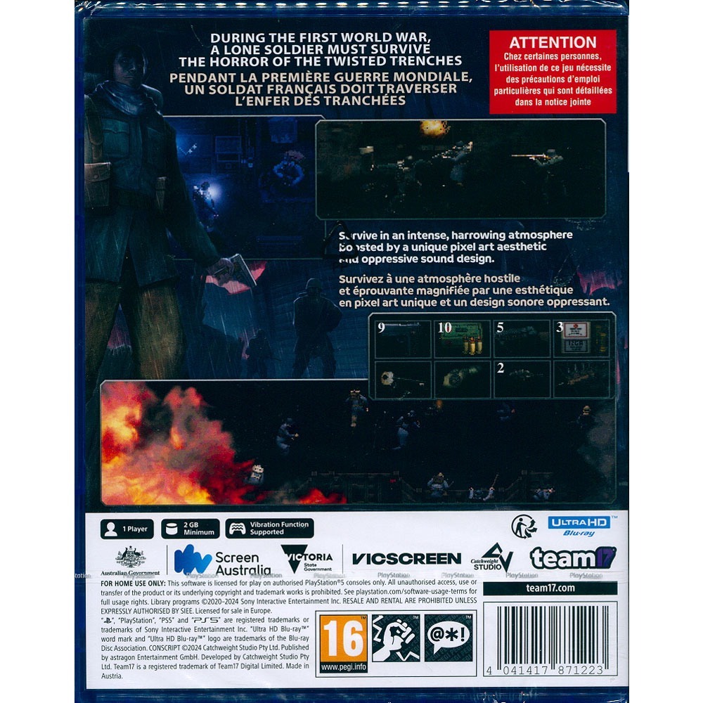 【一起玩】PS5 戰壕驚魂 豪華版 中英日文歐版 CONSCRIPT DELUXE EDITION-細節圖2