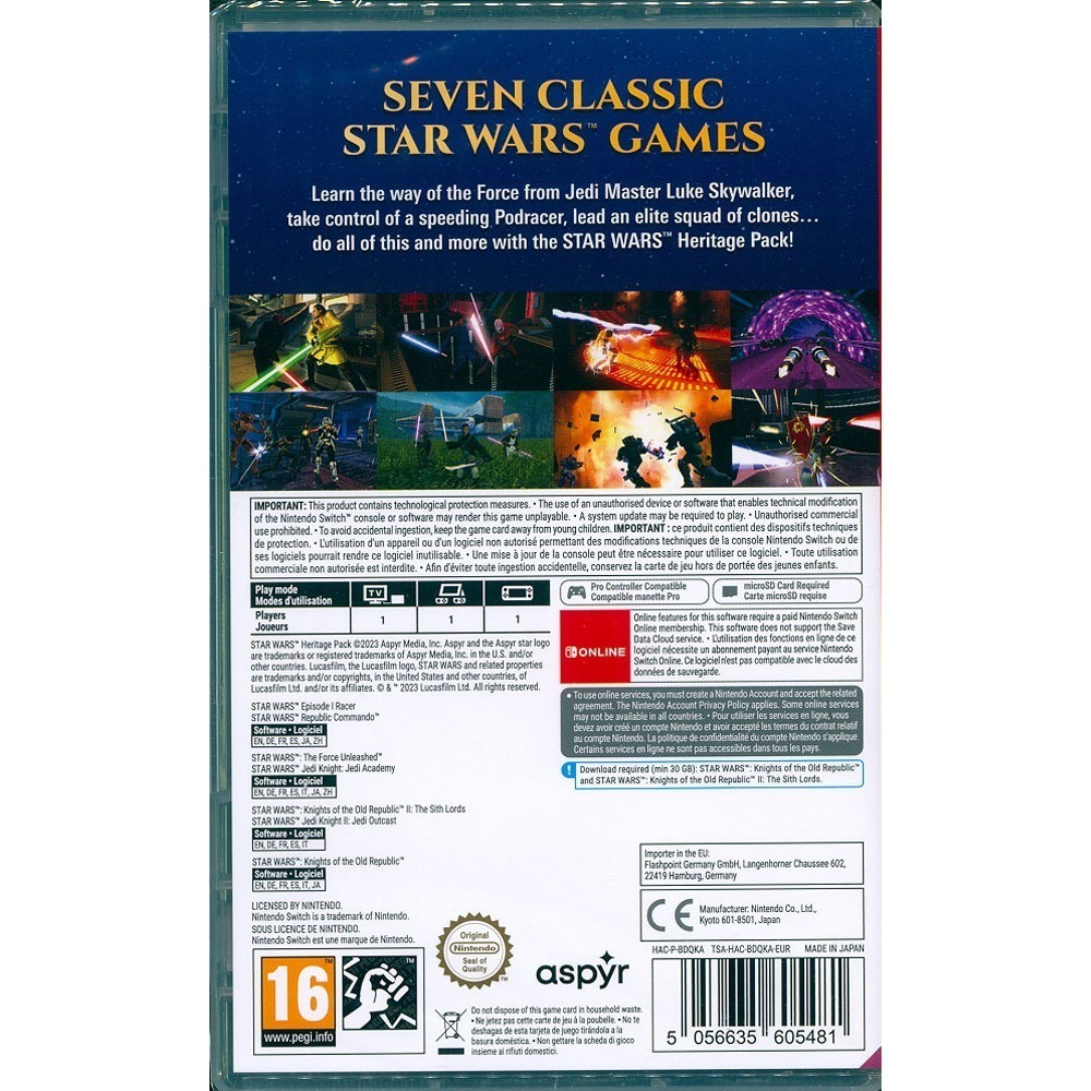 【一起玩】NS SWITCH 星際大戰：遺產合集 中文版 STAR WARS HERITAGE PACK-細節圖2