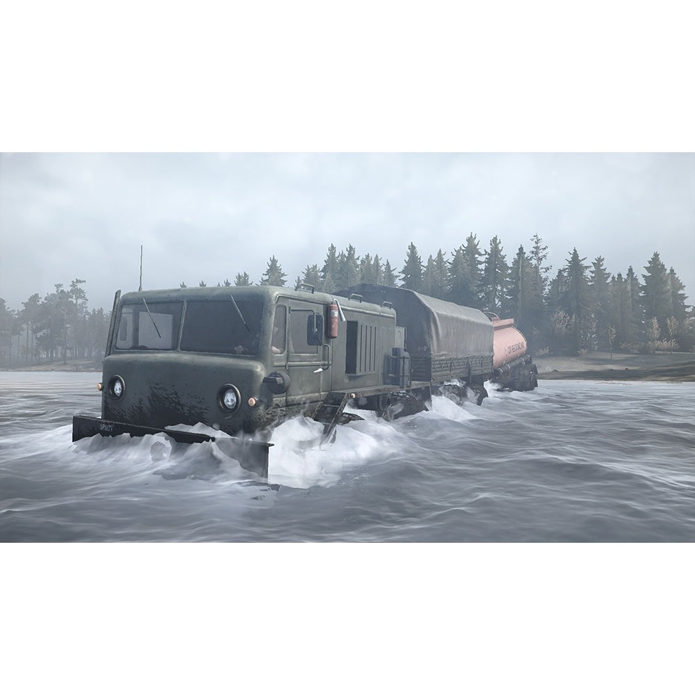 【一起玩】NS SWITCH 旋轉輪胎 泥濘奔馳 美洲荒野版 英日文日版 Spintires Mudrunner-細節圖5