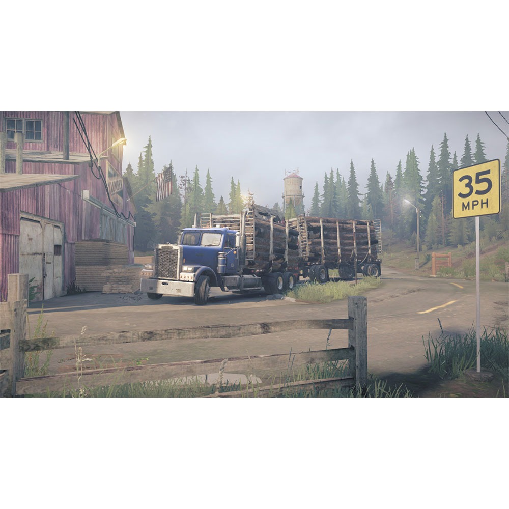 【一起玩】NS SWITCH 旋轉輪胎 泥濘奔馳 美洲荒野版 英日文日版 Spintires Mudrunner-細節圖6