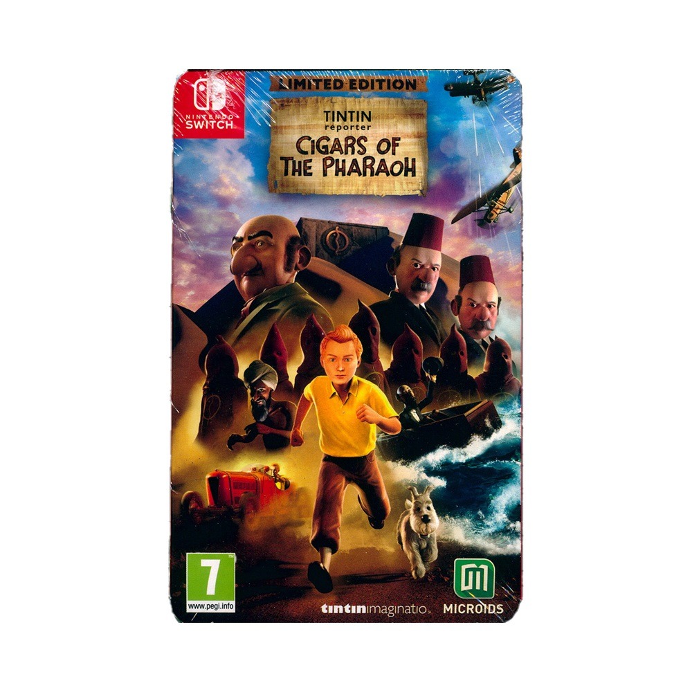 【一起玩】NS SWITCH 丁丁記者: 法老的雪茄 限量版 中英文歐版 Tintin Reporter-細節圖2