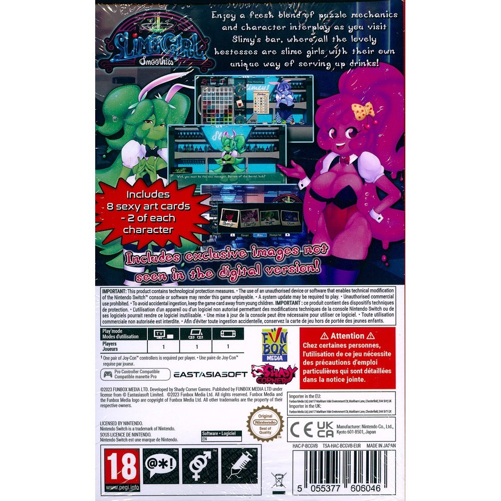 【一起玩】NS Switch 史萊姆少女：果昔派對 英文歐版 Slime Girls: Smoothies 史萊姆女孩-細節圖2