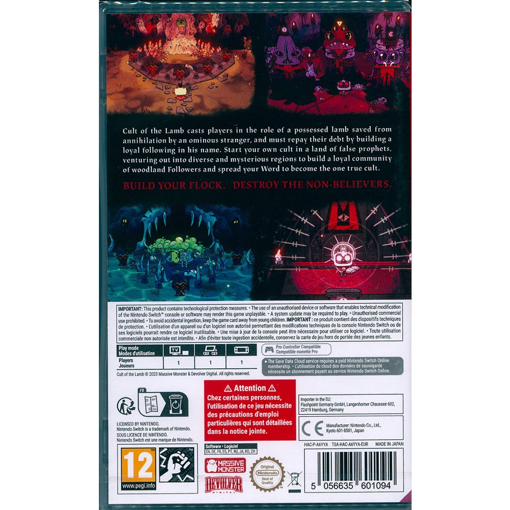 【一起玩】NS SWITCH 進擊羔羊傳說 中英日文歐版 Cult of the Lamb-細節圖3