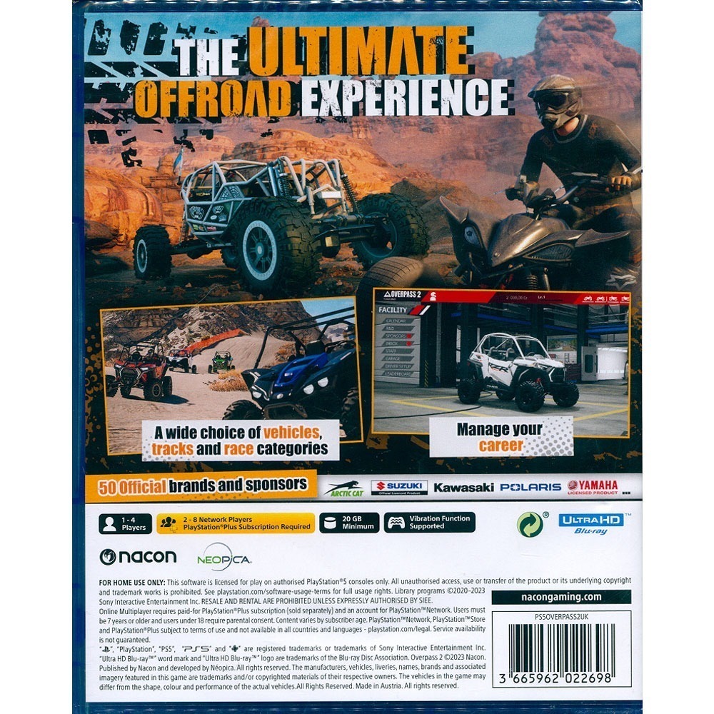 【一起玩】PS5 全地形越野賽車模擬 2 中英日文歐版 OVERPASS 2-細節圖3