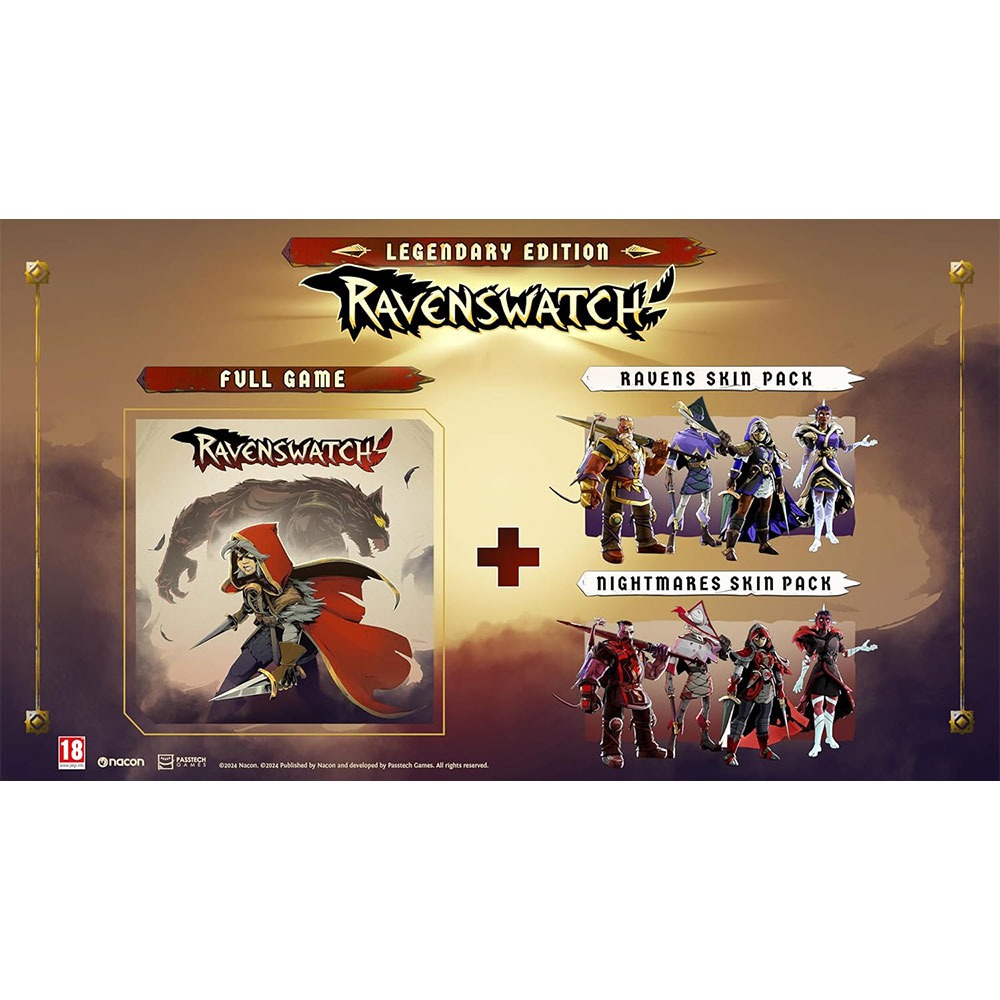 【一起玩】PS5 鴉衛守望：傳奇版 中英日文歐版 RAVENSWATCH: LEGENDARY 渡鴉警戒-細節圖3
