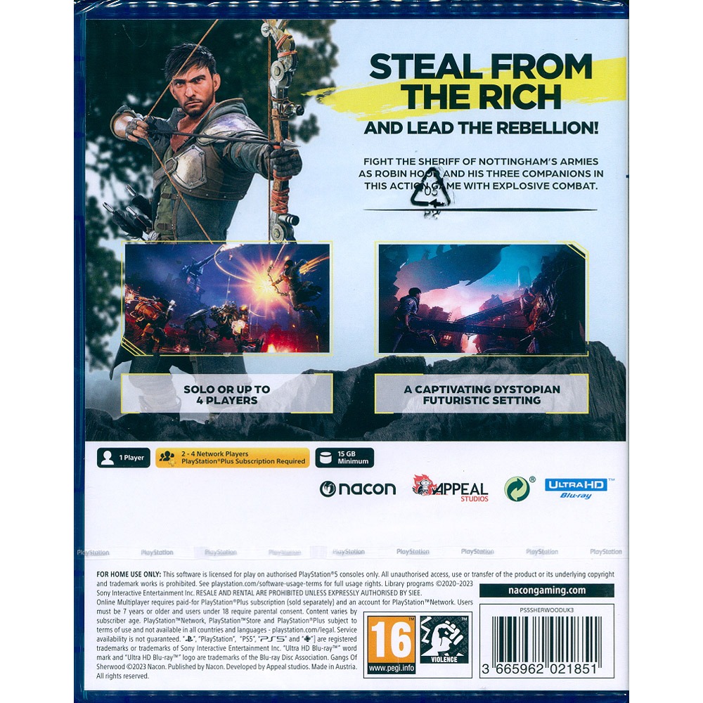 【一起玩】PS5 舍伍德俠盜團 中英日文歐版 Gangs of Sherwood-細節圖2