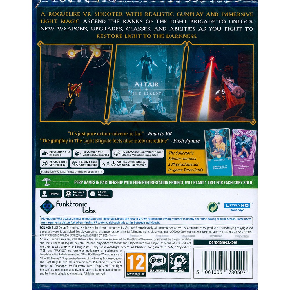 【一起玩】PS5 PSVR2 光之旅團：收藏家版 中英日文歐版 The Light Brigade Collector-細節圖3