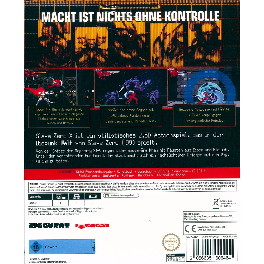 【一起玩】NS SWITCH 零號奴隸 X：災厄版 中英日文歐版 Slave Zero X Calamity-細節圖3