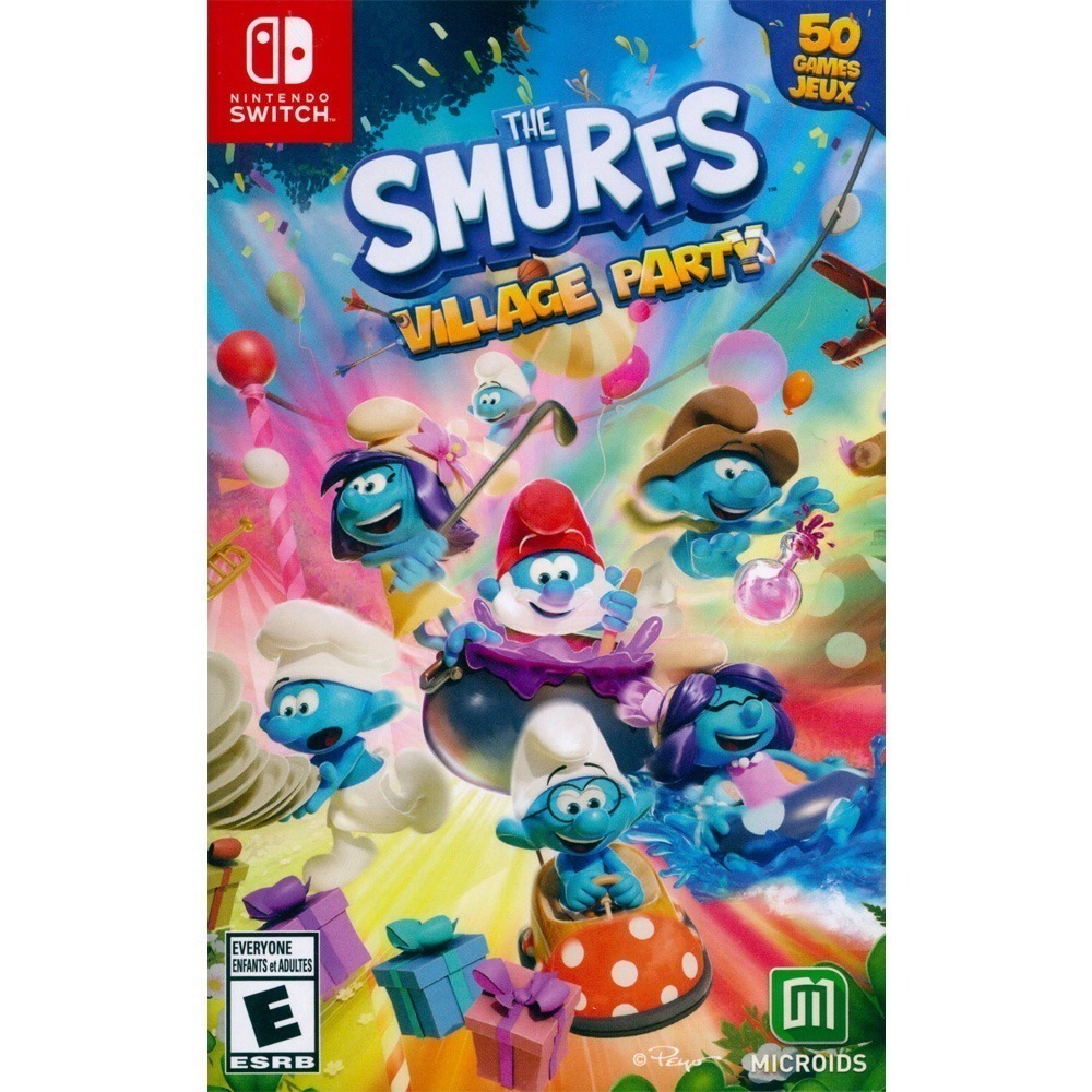 【一起玩】NS SWITCH  藍色小精靈：村莊派對 中文版 The Smurfs - Village Party-規格圖9