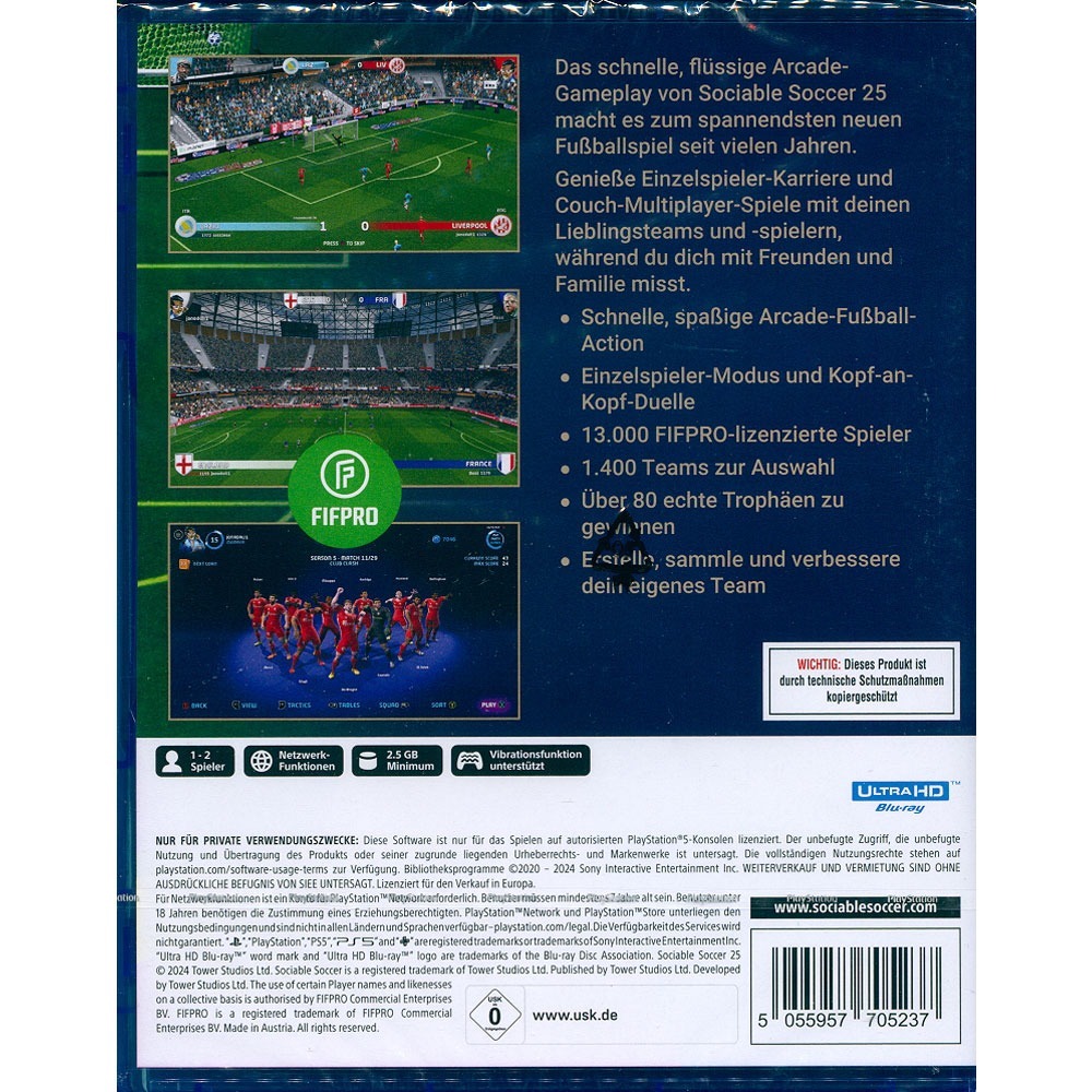 【一起玩】PS5 社群足球 25 中英日文歐版 Sociable Soccer 2025-細節圖3