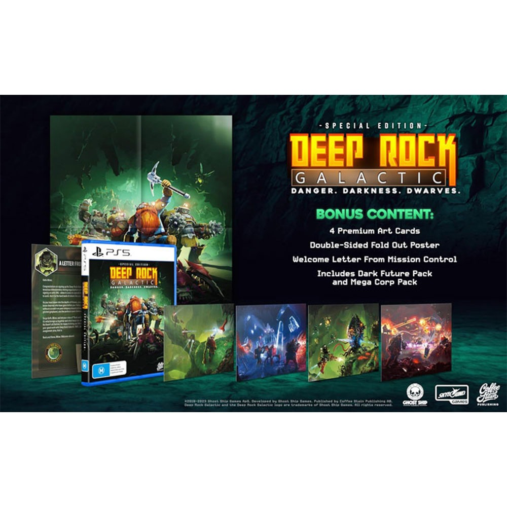 【一起玩】PS5 深岩銀河：特別版 中英日文澳洲版 Deep Rock Galactic Special銀河洞穴大冒險-細節圖4