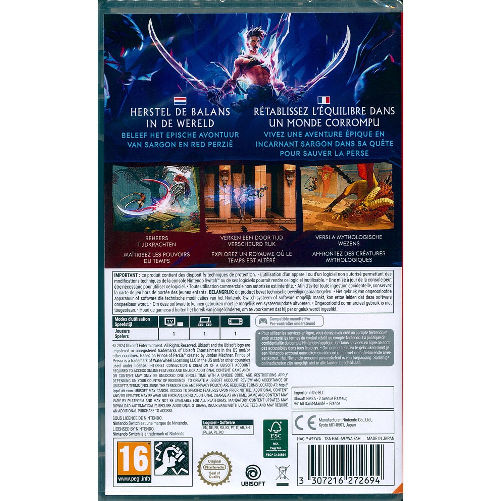 【一起玩】NS SWITCH  波斯王子：失落王冠 中英日文歐版 Prince of Persia: The Lost-細節圖3