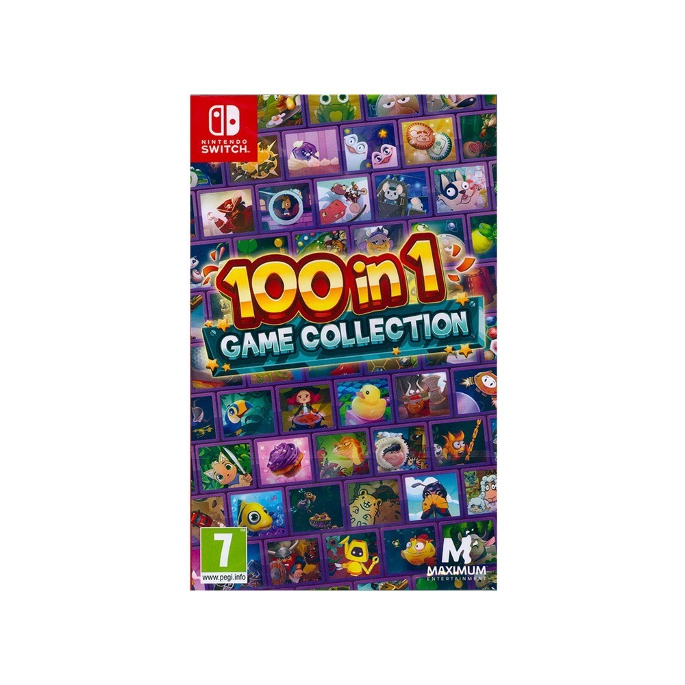 【一起玩】NS Switch 100 合 1 遊戲合集 英文歐版 100 IN 1 Game Collection-細節圖2