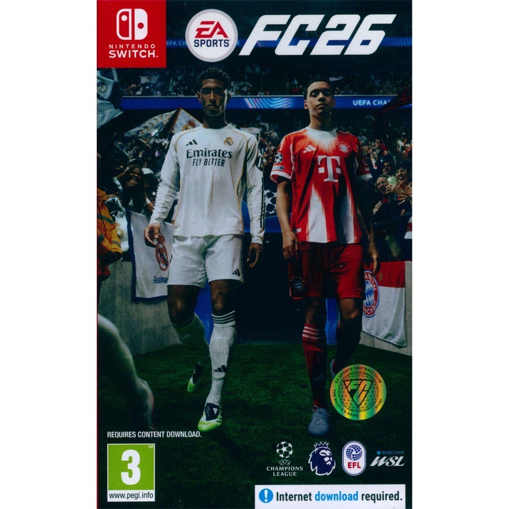 【一起玩】NS SWITCH FC26 國際足盟大賽 26 中文版 EA SPORTS FC 26 FIFA26-規格圖9