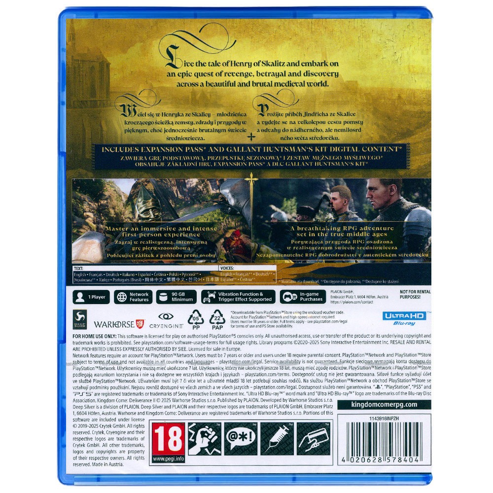 【一起玩】PS5 天國降臨：救贖2 黃金版 中文版 Kingdom Come Deliverance 2 Gol-細節圖5