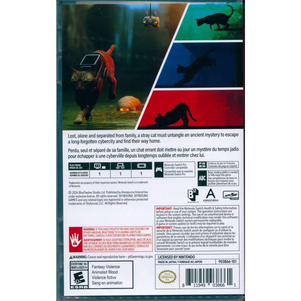 【一起玩】NS Switch 浪貓 中文版 Stray-細節圖2