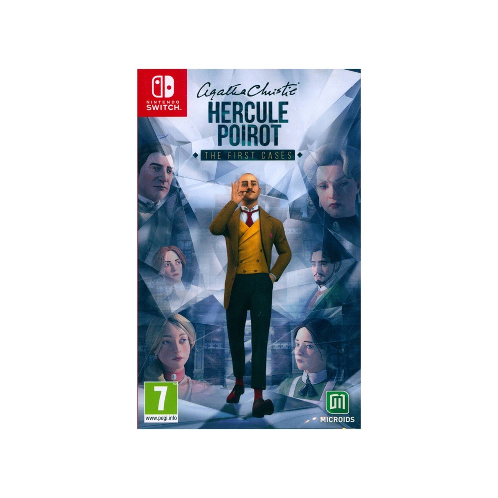 【一起玩】NS SWITCH 阿加莎·克莉絲蒂- 赫丘勒·白羅：最初的案件 中英日文歐版 Agatha-細節圖2