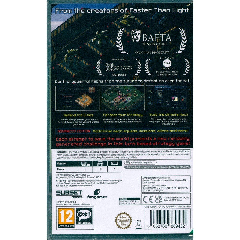 【一起玩】NS SWITCH 陷陣之志 中英日文歐版 INTO THE BREACH-細節圖3