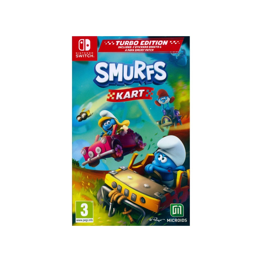 【一起玩】NS SWITCH 藍色小精靈賽車：加速版 中英日文歐版 Smurfs Kart Turbo Edition-細節圖2