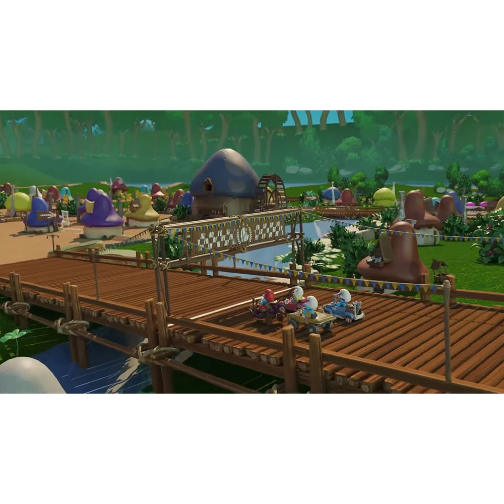 【一起玩】NS SWITCH 藍色小精靈賽車：加速版 中英日文歐版 Smurfs Kart Turbo Edition-細節圖4