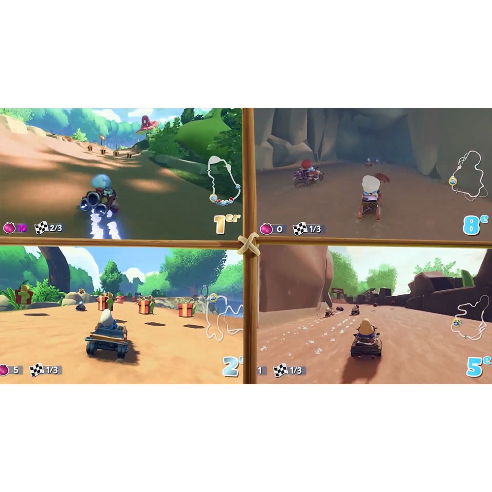 【一起玩】NS SWITCH 藍色小精靈賽車：加速版 中英日文歐版 Smurfs Kart Turbo Edition-細節圖6