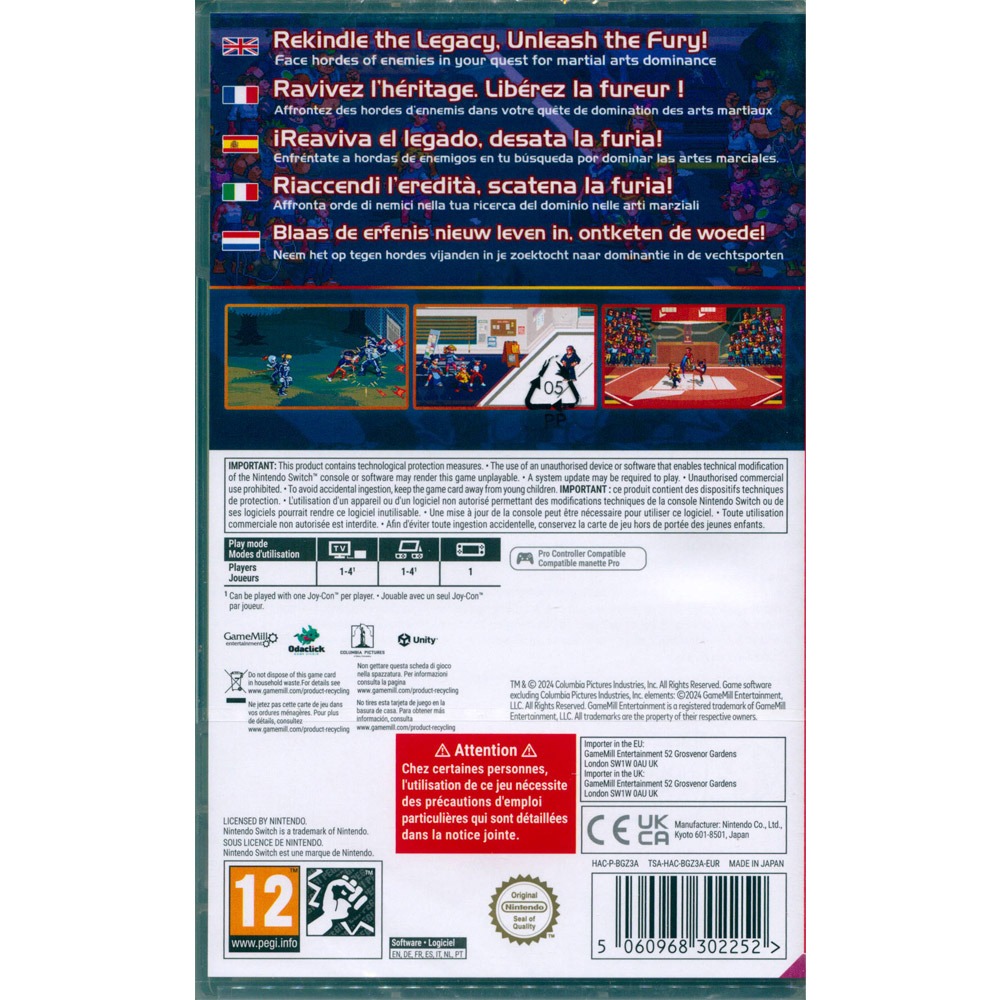 【一起玩】NS Switch 小子難纏：街頭亂鬥 英文歐版 The Karate Kid: Street Rumble-細節圖3