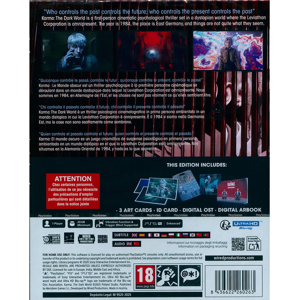 【一起玩】 PS5 黑暗世界：因與果 限量版 中英日文歐版 KARMA: The Dark World Limited-細節圖3